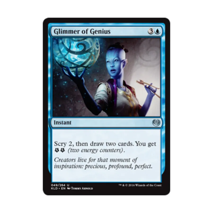 CCG Проблеск гения (U), MTG - Kaladesh
CCG Проблеск гения (U), MTG - Kaladesh