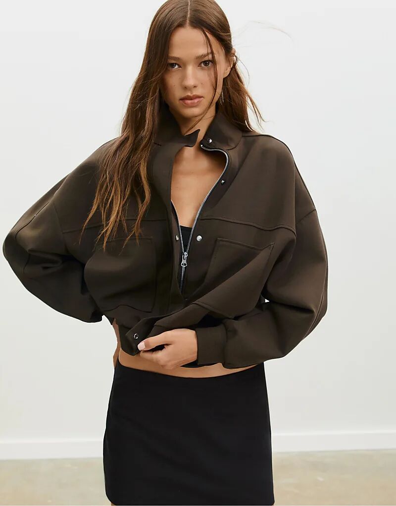 Пиджак Stradivarius с карманами зеленого цвета
Пиджак Stradivarius с карманами зеленого цвета