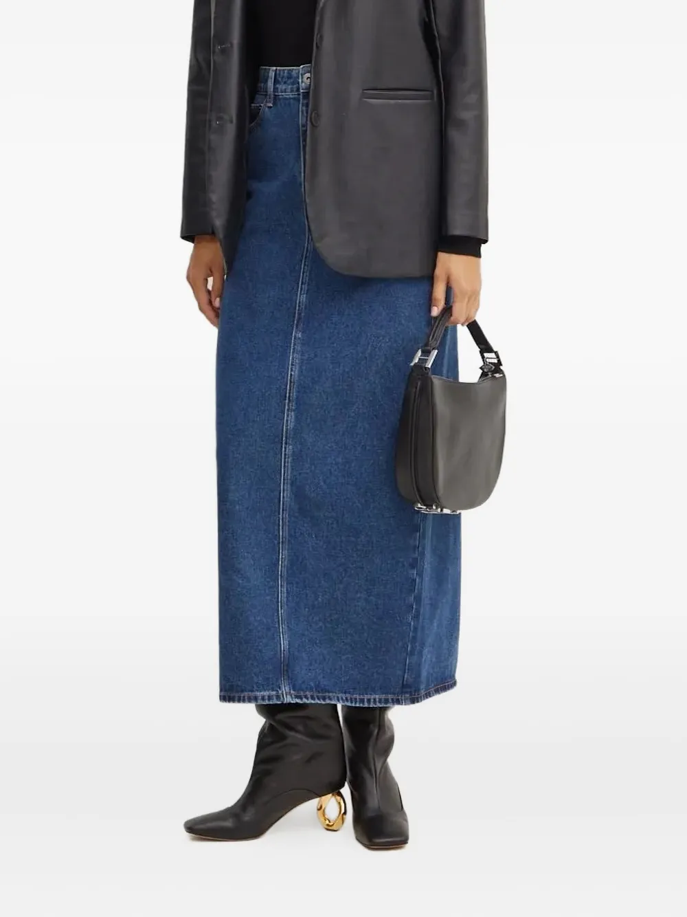 Джинсовая юбка с завышенной талией Bardot, синий
Джинсовая юбка с завышенной талией Bardot, синий