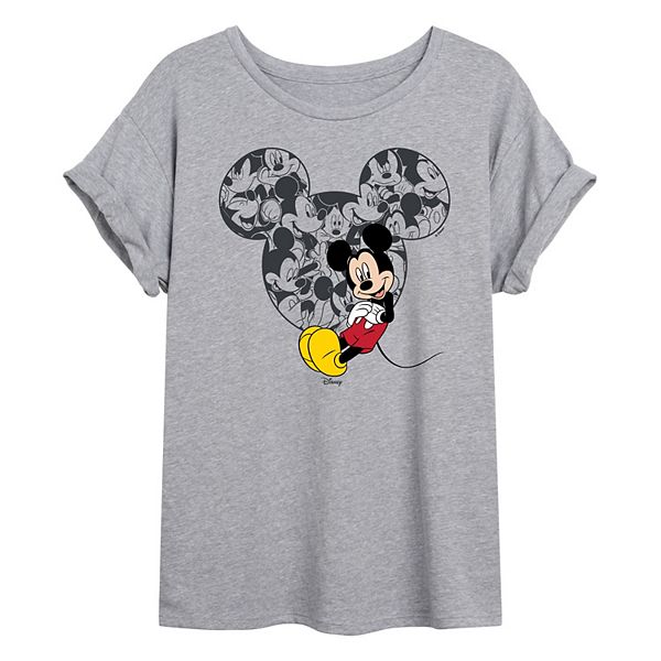 Футболка Juniors Mickey Mouse Ear Collage oversized Disney, Heather Gray
Футболка Juniors Mickey Mouse Ear Collage oversized Disney, Heather Gray