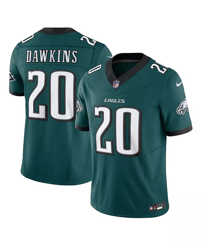 Мужская лимитированная джерси Philadelphia Eagles Vapor F.U.S.E. цвета Midnight Green с именем Brian Dawkins Nike
Мужская лимитированная джерси Philadelphia Eagles Vapor F.U.S.E. цвета Midnight Green с именем Brian Dawkins Nike