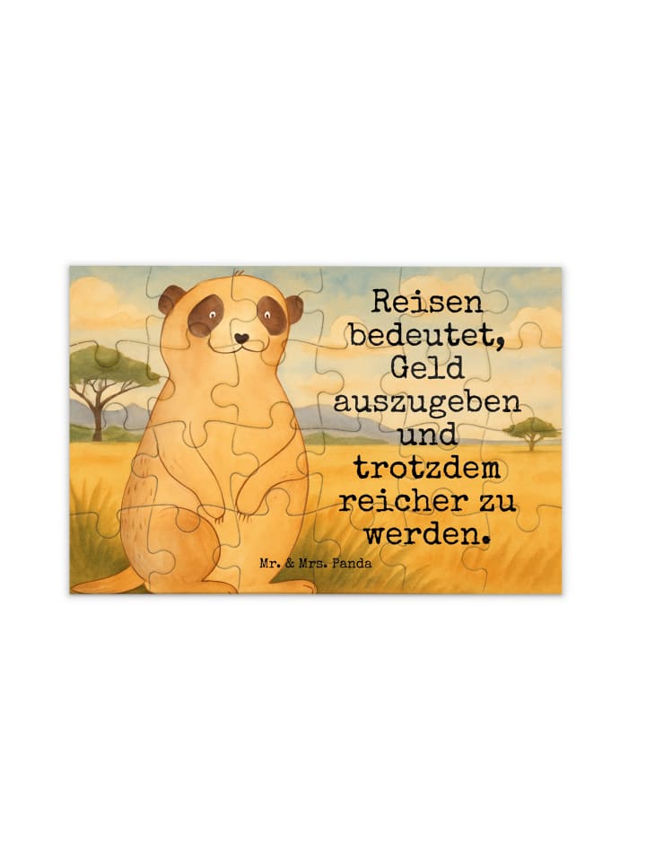 Mr. & Mrs. Panda Дизайн пазла «Сурикат» с надписью белого цвета
Mr. & Mrs. Panda Дизайн пазла «Сурикат» с надписью белого цвета