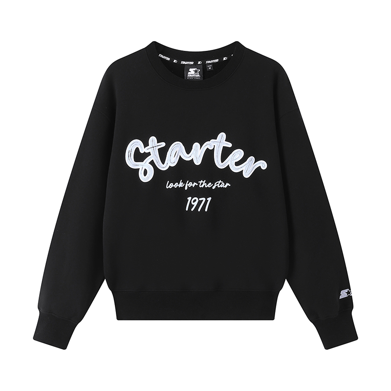 Женская толстовка с круглым вырезом, средней и стандартной длины Starter, черный
Женская толстовка с круглым вырезом, средней и стандартной длины Starter, черный
