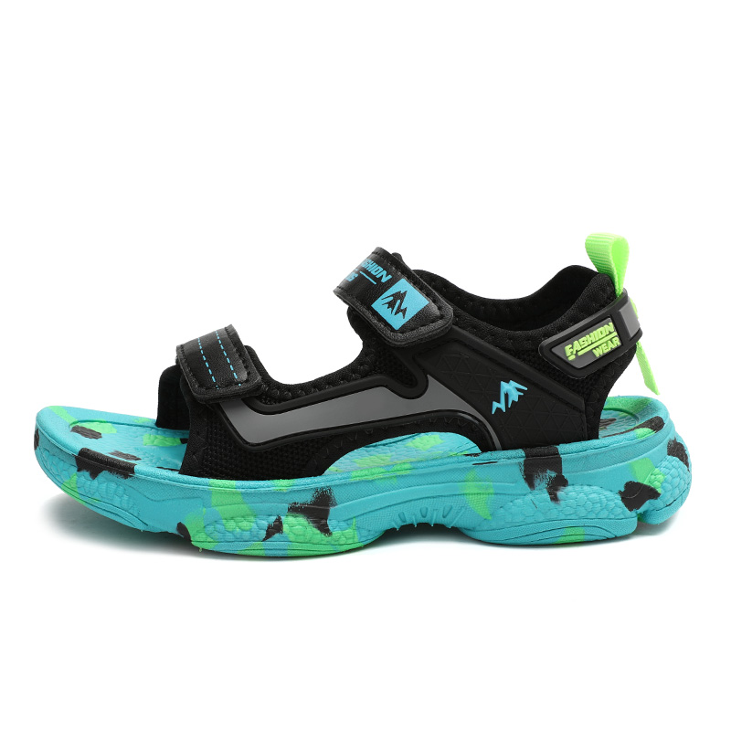 Сандалии детские, противоскользящие, износостойкие, низкие RHOBESAM, черный/зеленый
Сандалии детские, противоскользящие, износостойкие, низкие RHOBESAM, черный/зеленый