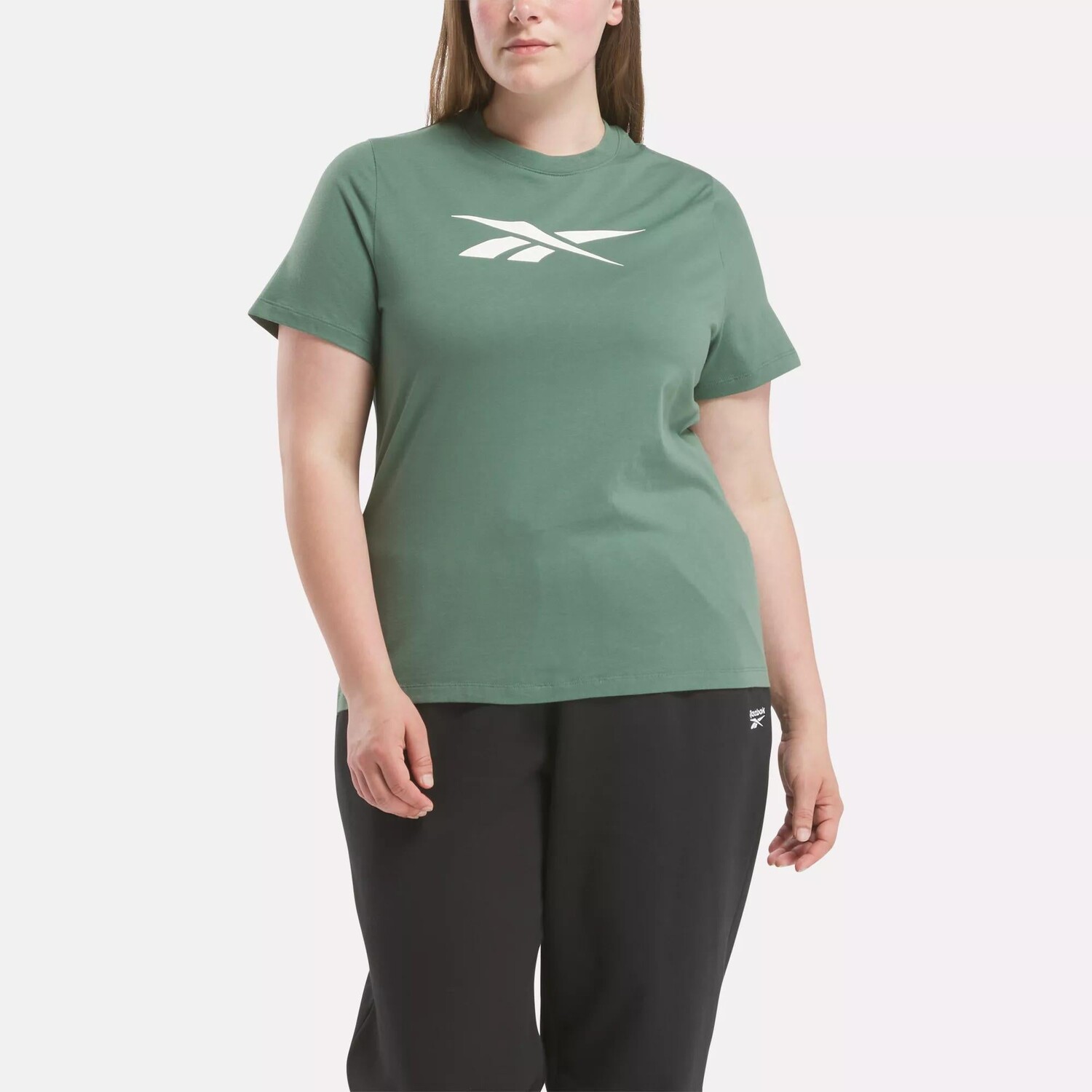 Футболка с векторной графикой (большие размеры) Reebok, цвет Escape Green
Футболка с векторной графикой (большие размеры) Reebok, цвет Escape Green