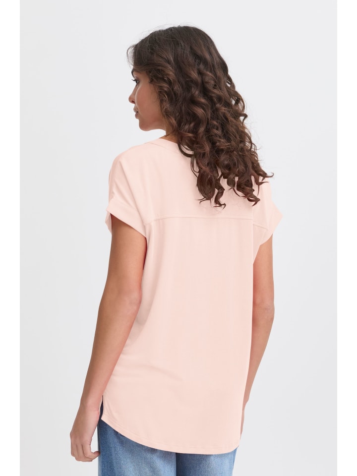 Fransa Блузка с короткими рукавами FRLIV свободного кроя, цвет «розовый дым»
Fransa Блузка с короткими рукавами FRLIV свободного кроя, цвет «розовый дым»