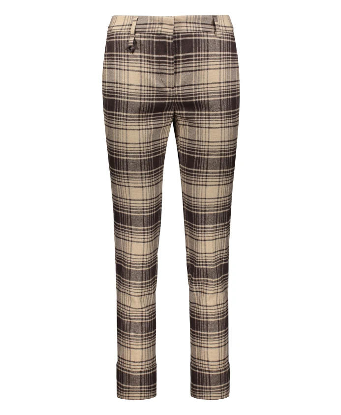 Шерстяные брюки в клетку с отворотами Lorena Antoniazzi, мультиколор
Шерстяные брюки в клетку с отворотами Lorena Antoniazzi, мультиколор