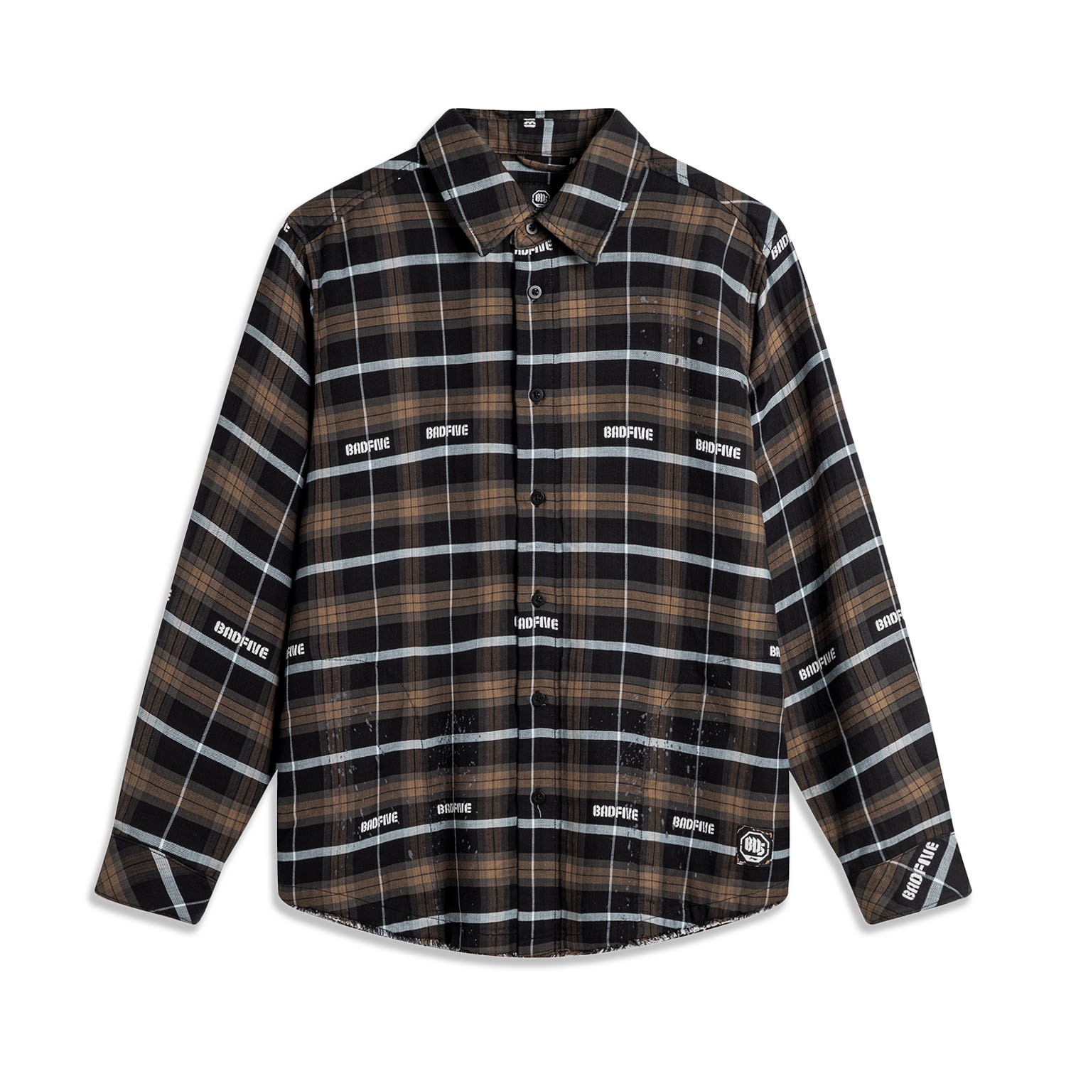 LINING Рубашка BadFive мужская черная серая клетка
LINING Рубашка BadFive мужская черная серая клетка
