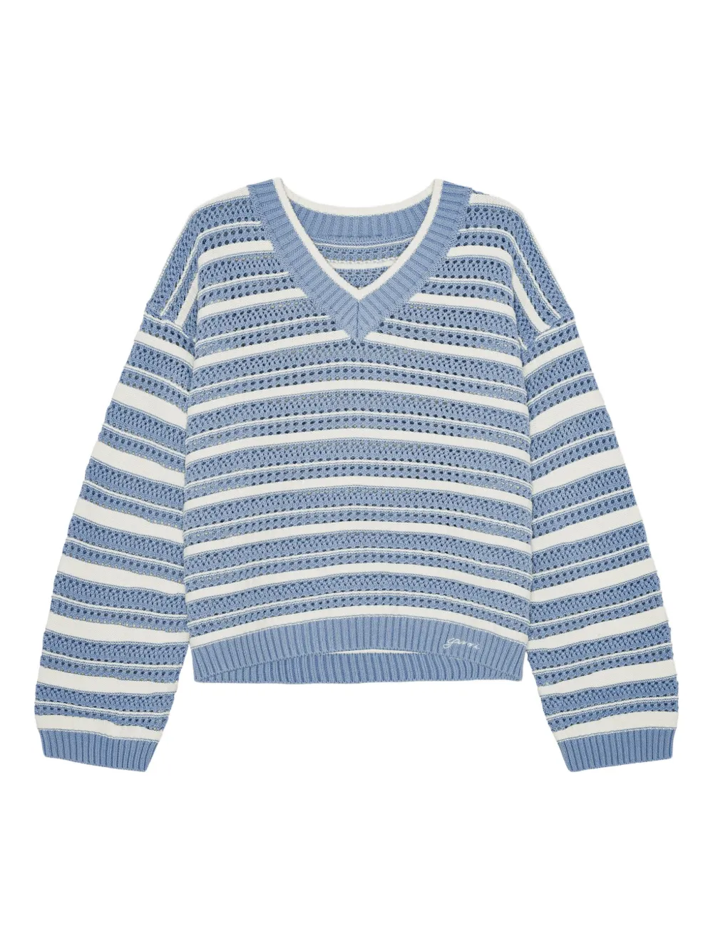 Свитер в полоску GANNI, синий
Свитер в полоску GANNI, синий