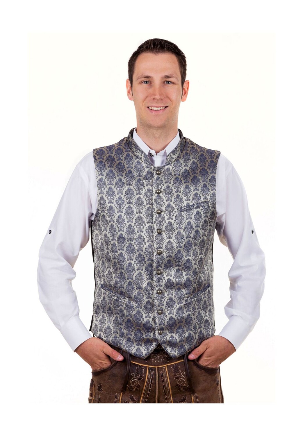 Традиционный жилет Марио EDELNICE, серебро
Традиционный жилет Марио EDELNICE, серебро