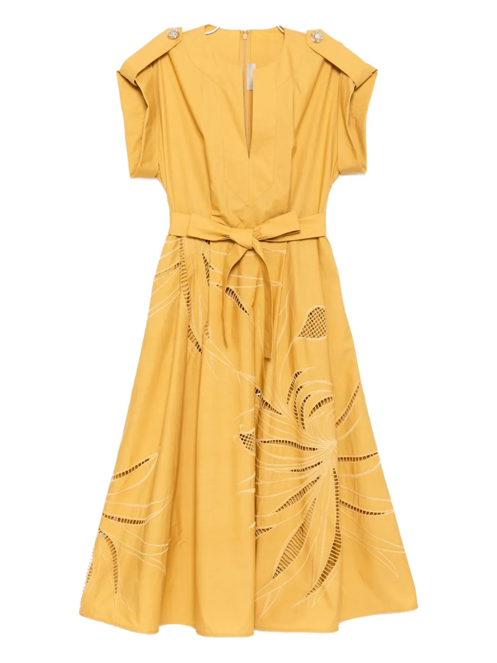 Вышитое платье миди Elie Saab, нейтральный
Вышитое платье миди Elie Saab, нейтральный