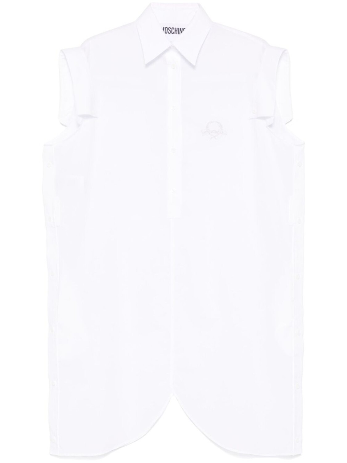 Moschino платье-рубашка мини, белый
Moschino платье-рубашка мини, белый