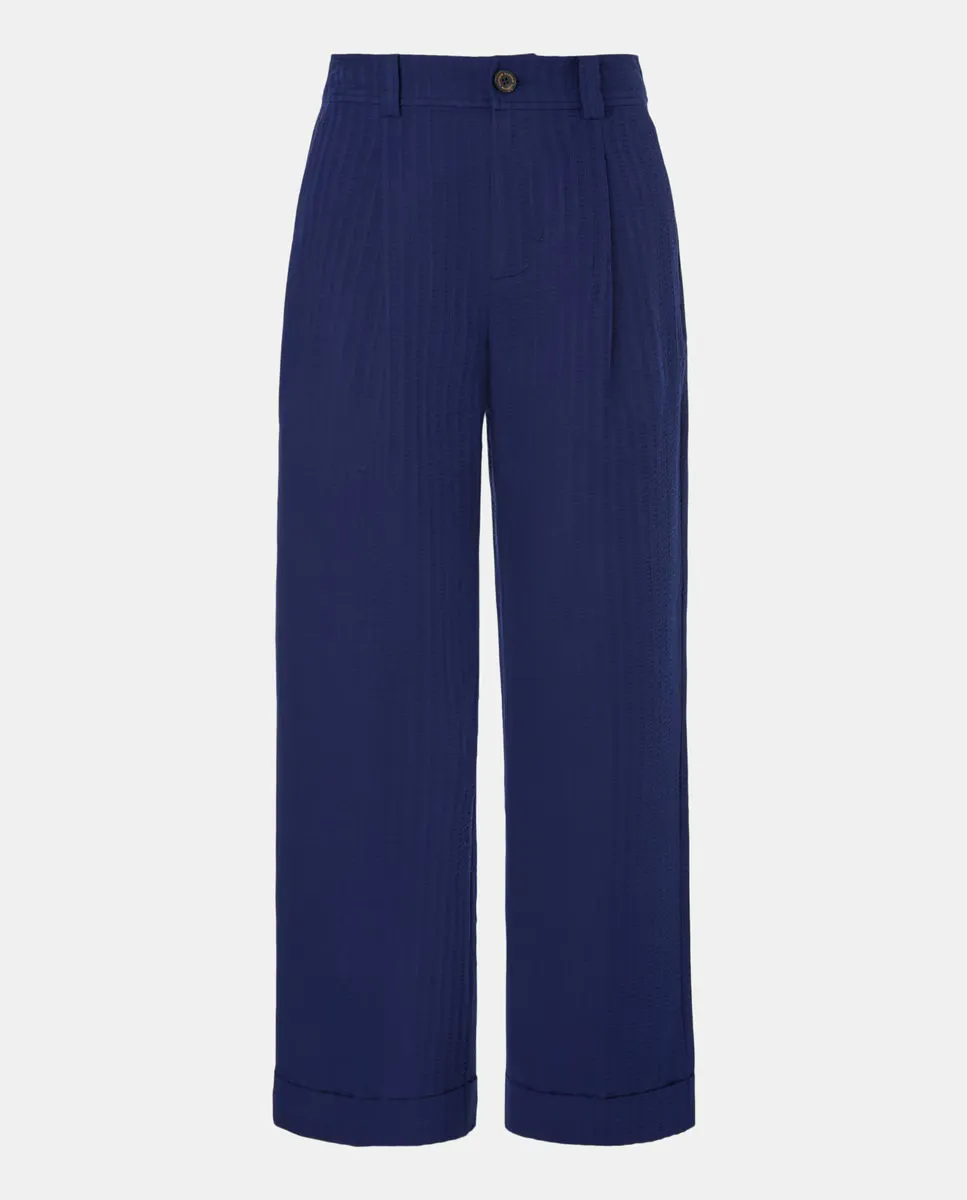 Женские полосатые брюки из сирсакера Lloyd's, темно-синий
Женские полосатые брюки из сирсакера Lloyd's, темно-синий