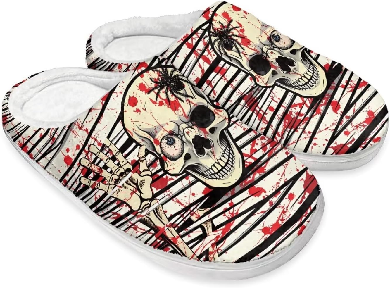Хлопковые тапочки на Хэллоуин и Рождество для женщин и мужчин, мягкие, теплые, нескользящие, домашние тапочки, дорожные тапочки Buxolandt, Halloween Bandage Skull Print
Хлопковые тапочки на Хэллоуин и Рождество для женщин и мужчин, мягкие, теплые, нескользящие, домашние тапочки, дорожные тапочки Buxolandt, Halloween Bandage Skull Print