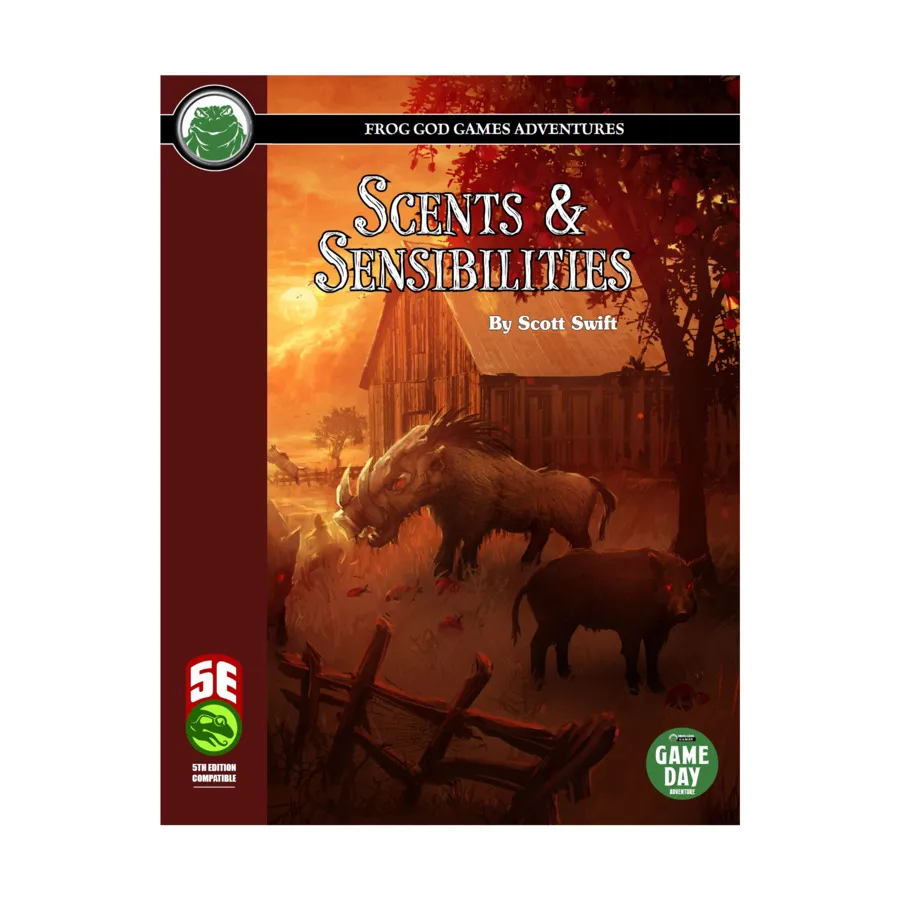 Модуль Scents & Sensibilities (Pathfinder), Pathfinder Adventures (Frog God Games)
Модуль Scents & Sensibilities (Pathfinder), Pathfinder Adventures (Frog God Games)