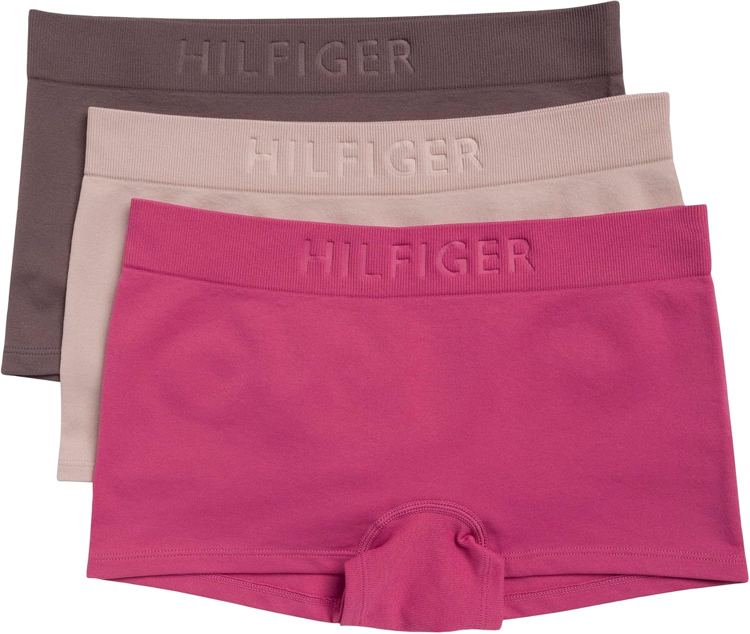 Женские бесшовные трусы-шорты Tommy Hilfiger с тисненым логотипом, упаковка 3 шт., Rose Wine/Balanced Beige/Sparrow
Женские бесшовные трусы-шорты Tommy Hilfiger с тисненым логотипом, упаковка 3 шт., Rose Wine/Balanced Beige/Sparrow