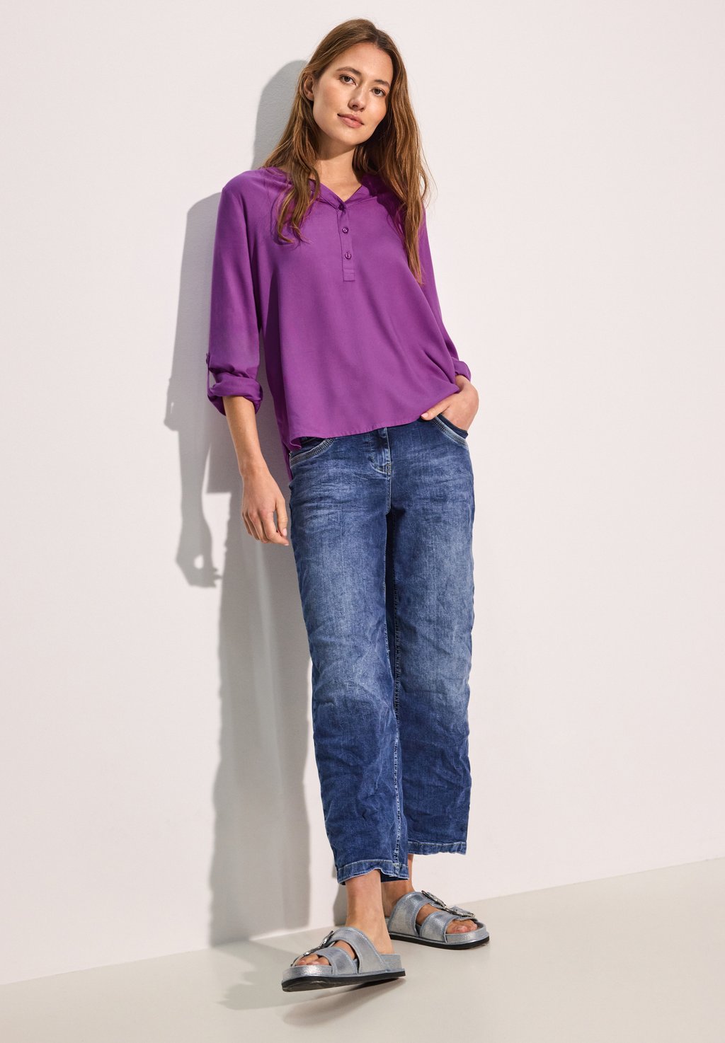 Блуза MIT TURN UP Cecil, сиреневый/меланж
Блуза MIT TURN UP Cecil, сиреневый/меланж