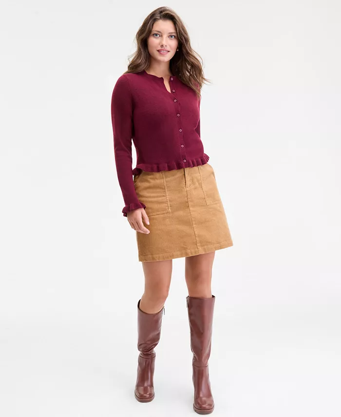 Женский кардиган с воланами по подолу On 34Th, красный
Женский кардиган с воланами по подолу On 34Th, красный