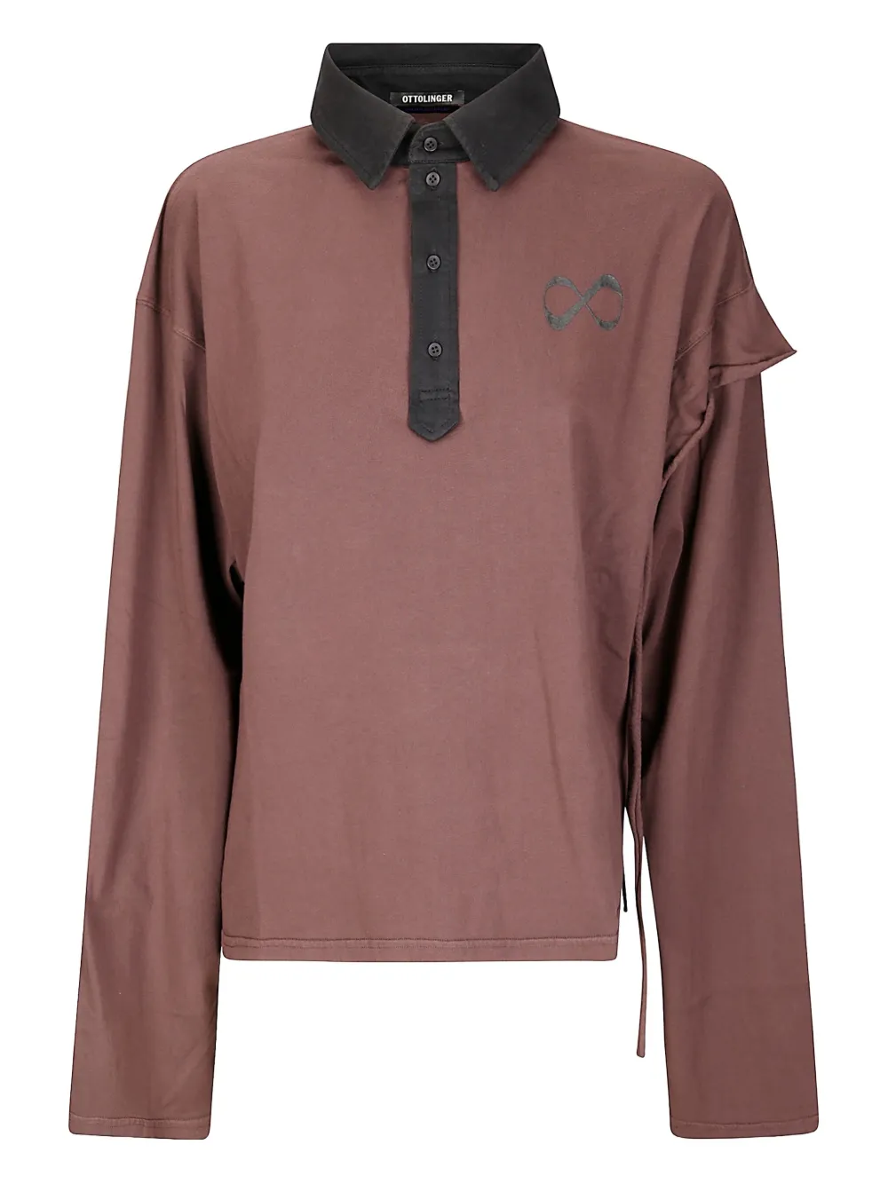 Поло с принтом глаз Ottolinger, коричневый
Поло с принтом глаз Ottolinger, коричневый