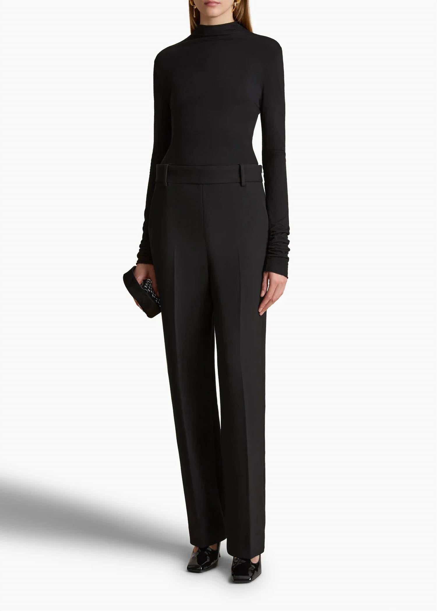 Брюки Cambie черного цвета KHAITE
Брюки Cambie черного цвета KHAITE