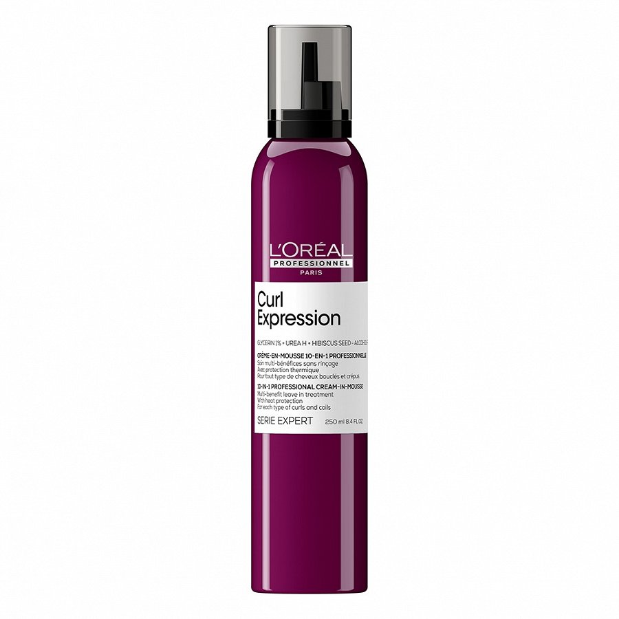 Кремовый мусс для волос для всех типов кудрей curl expression 10 in 1 cream in mousse L′Oréal Professionnel Paris, 250 мл
Кремовый мусс для волос для всех типов кудрей curl expression 10 in 1 cream in mousse L′Oréal Professionnel Paris, 250 мл