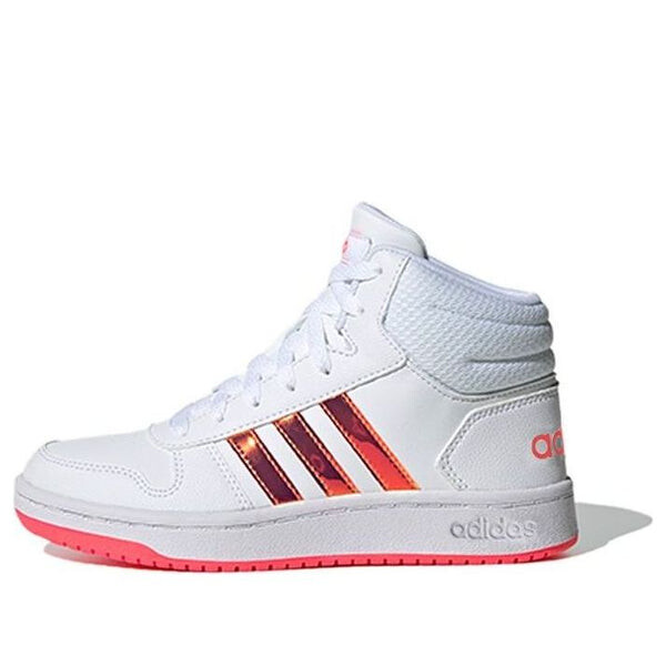Кроссовки hoops 2.0 mid j Adidas, белый
Кроссовки hoops 2.0 mid j Adidas, белый