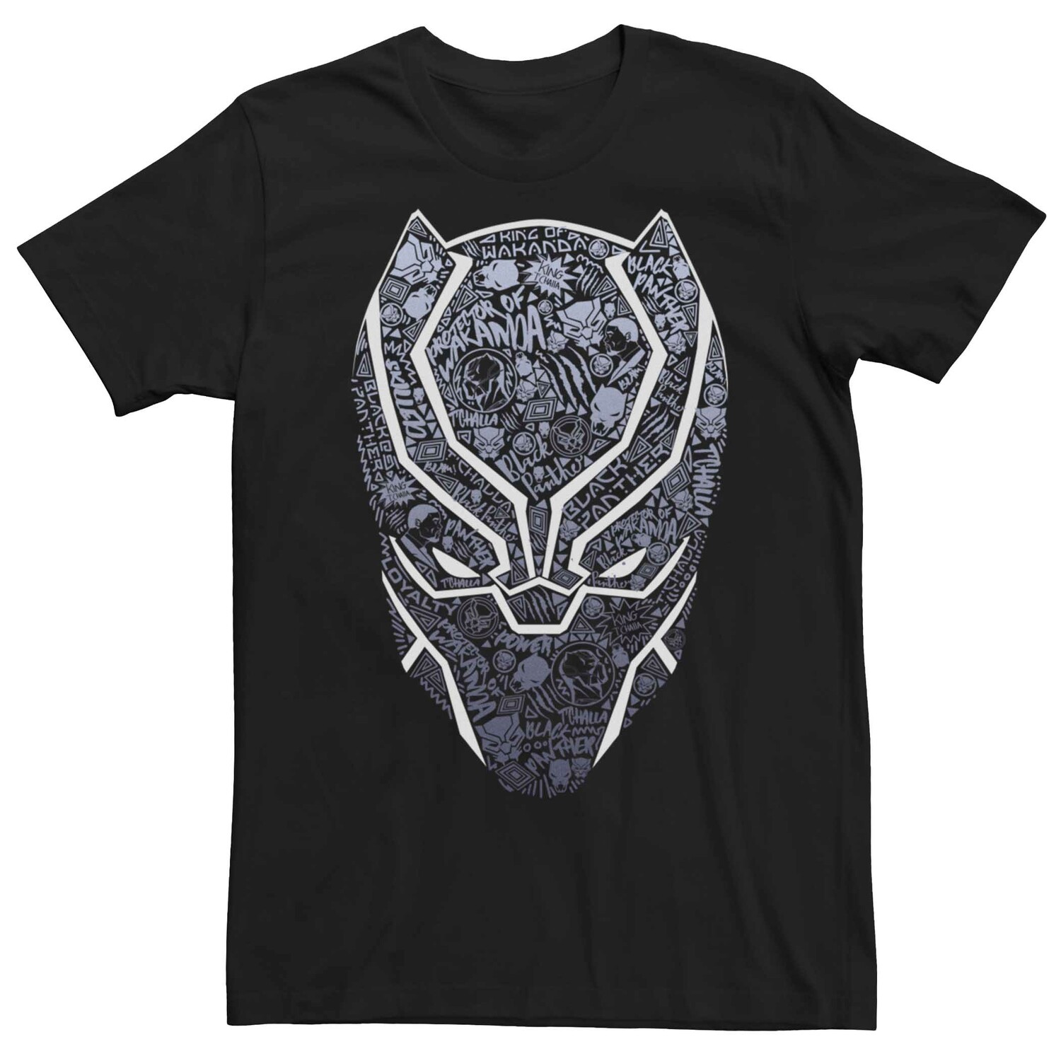 Мужская футболка с изображением маски Marvel Black Panther Icon Build Up Fill Licensed Character
Мужская футболка с изображением маски Marvel Black Panther Icon Build Up Fill Licensed Character