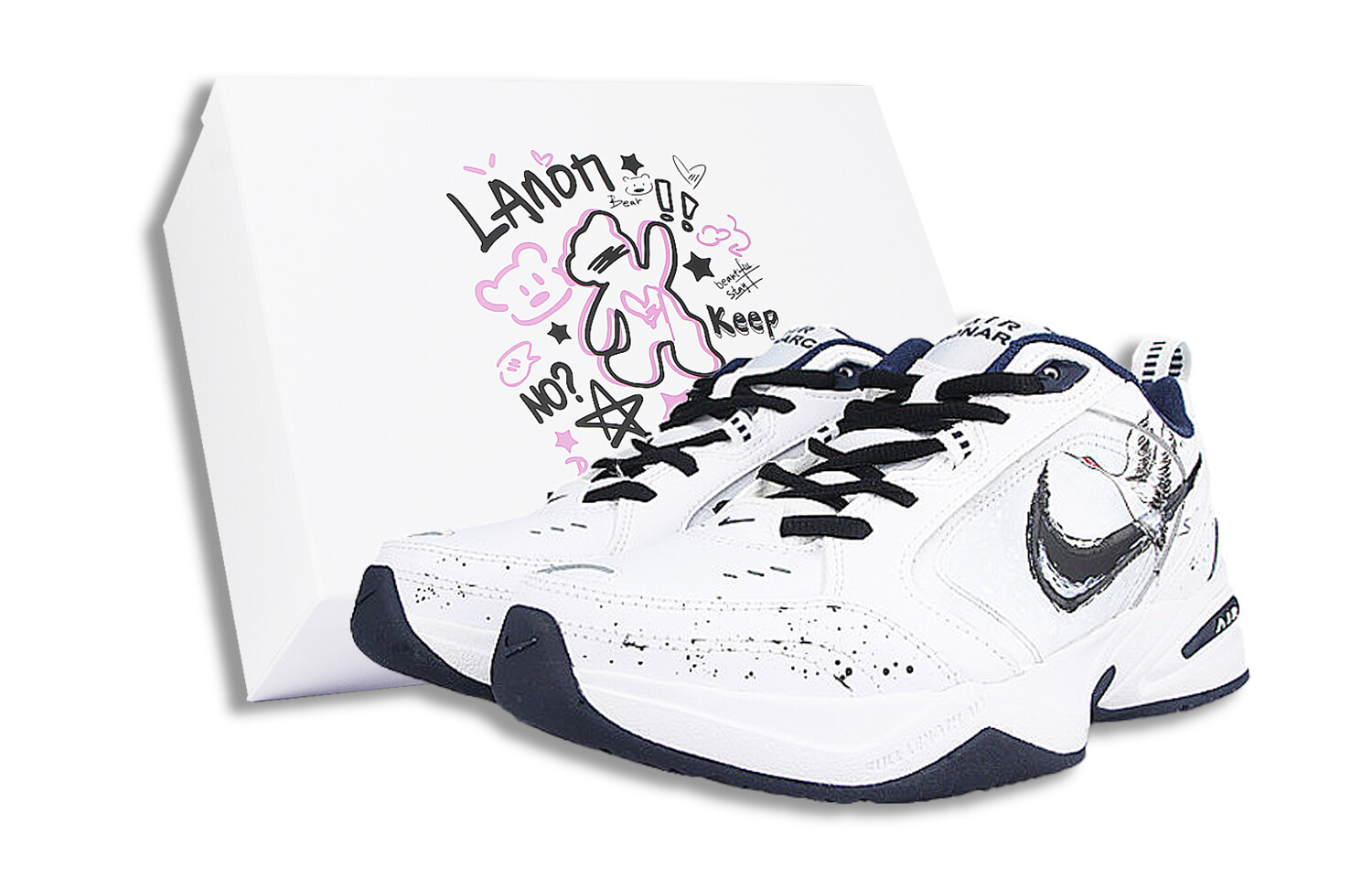 Кроссовки Nike Air Monarch 4 Chunky Sneakers Unisex Low-top Black, черный/белый
Кроссовки Nike Air Monarch 4 Chunky Sneakers Unisex Low-top Black, черный/белый