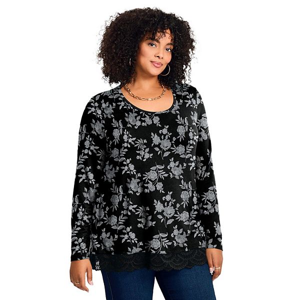 Женская туника с кружевным подолом plus size Avenue, Black Stitch Floral, Черный, Женская туника с кружевным подолом plus size Avenue, Black Stitch Floral
Женская туника с кружевным подолом plus size Avenue, Black Stitch Floral, Черный, Женская туника с кружевным подолом plus size Avenue, Black Stitch Floral