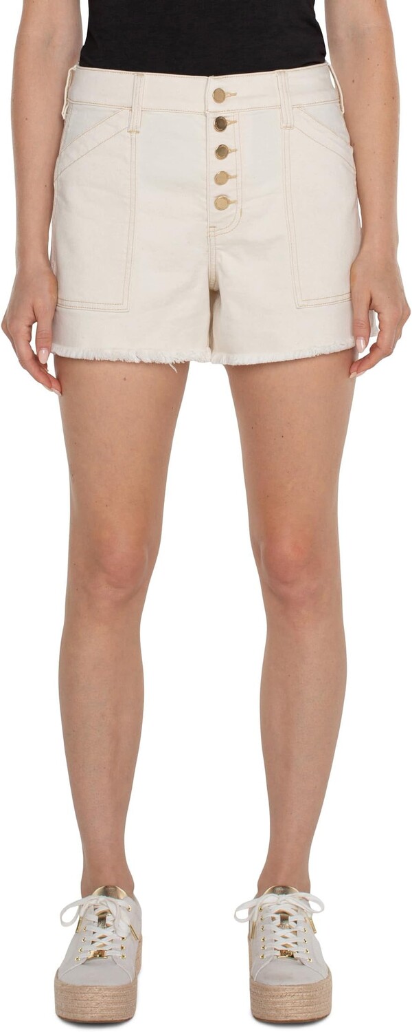 Шорты Liverpool Los Angeles Utility Hi-Rise A-Line Fray Hem Exposed Button Fly Ecru Stretch Denim Short 3 1/2", цвет Seaside Dunes
Шорты Liverpool Los Angeles Utility Hi-Rise A-Line Fray Hem Exposed Button Fly Ecru Stretch Denim Short 3 1/2", цвет Seaside Dunes