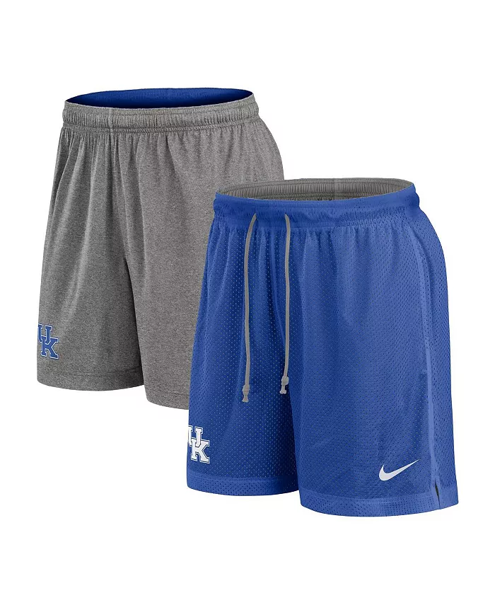 Мужские реверсивные шорты игрока Kentucky Wildcats в цветах Royal/Heather Gray Nike
Мужские реверсивные шорты игрока Kentucky Wildcats в цветах Royal/Heather Gray Nike