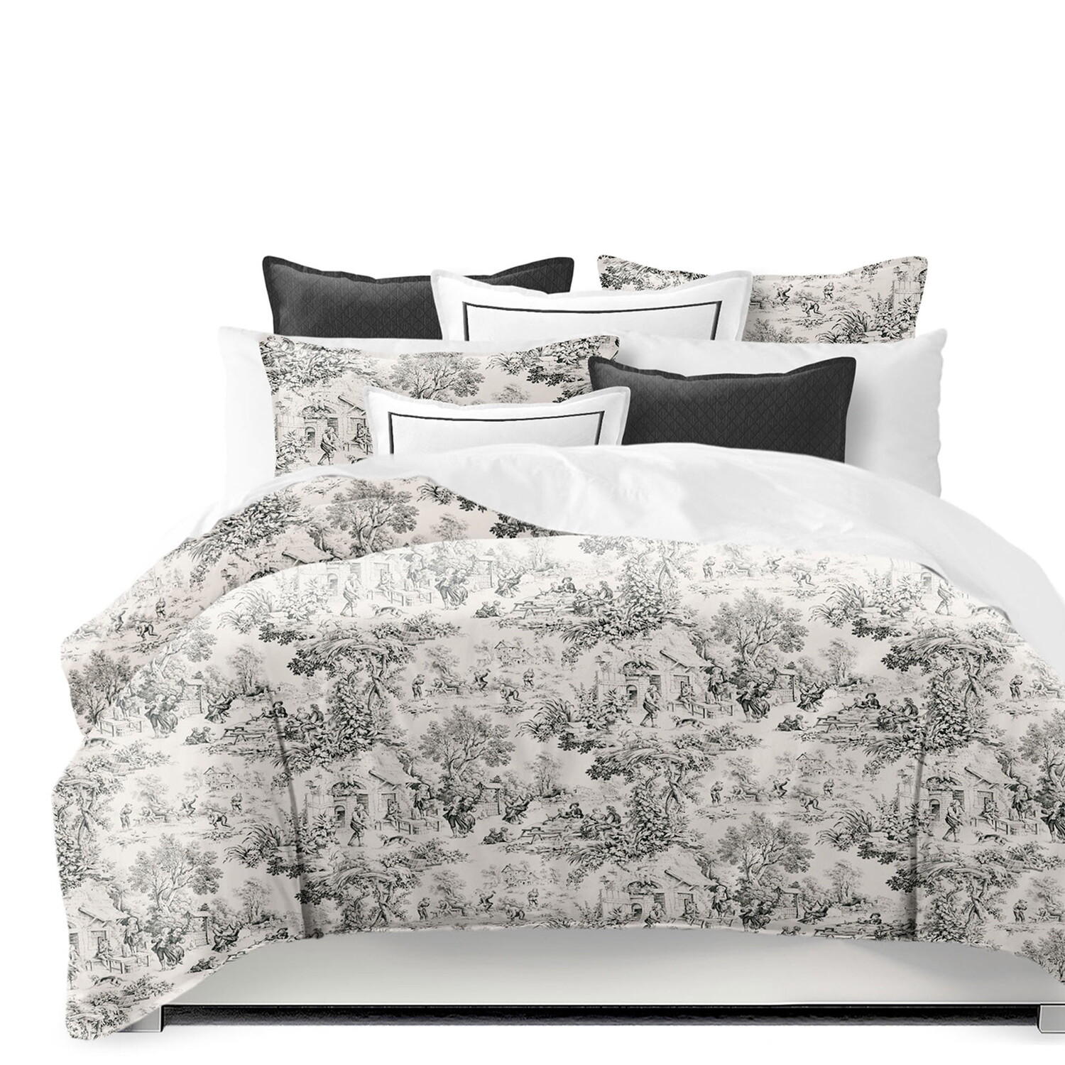 Комплект пододеяльников Maison Toile Twin 6ix Tailors Fine Linens, кремовый / черный
Комплект пододеяльников Maison Toile Twin 6ix Tailors Fine Linens, кремовый / черный