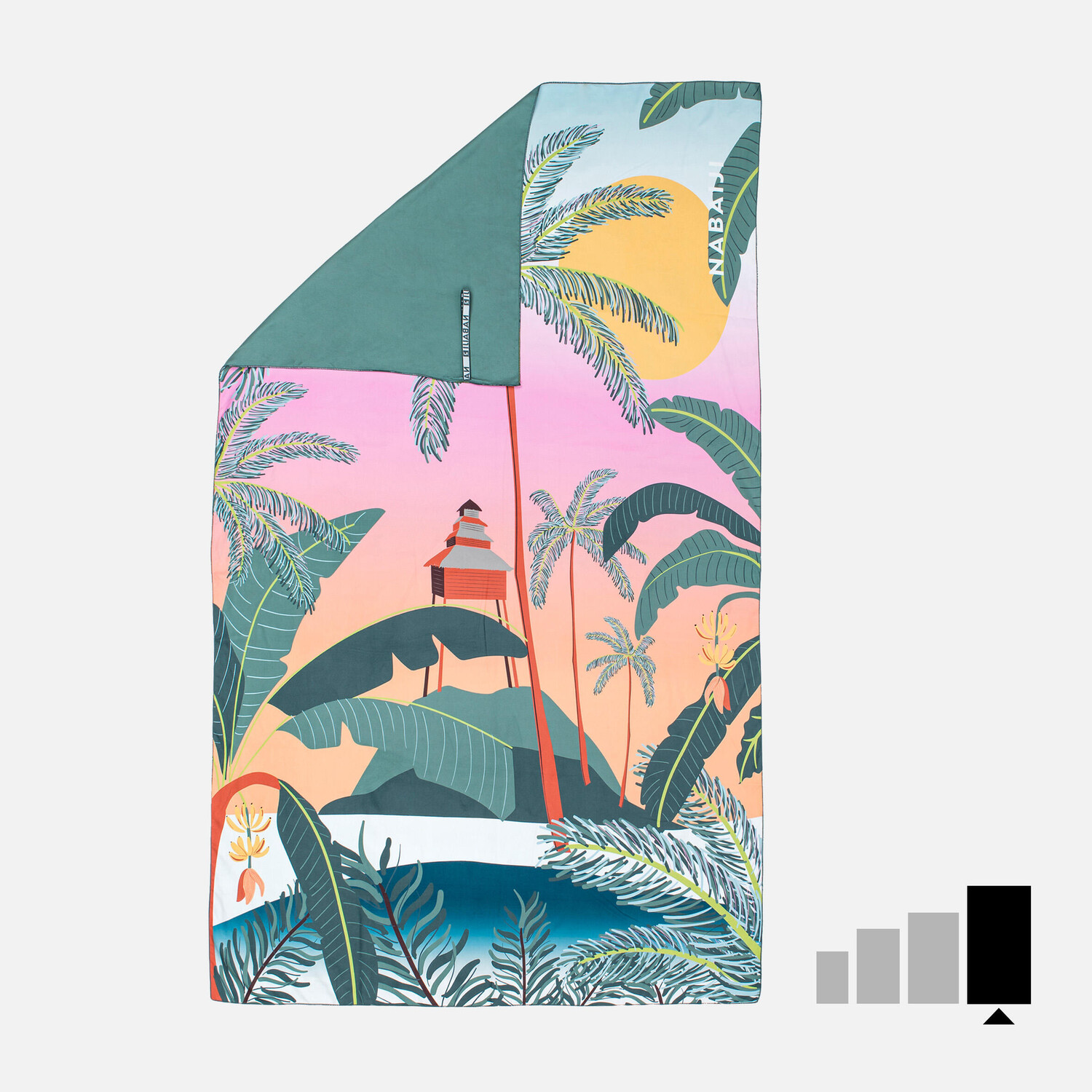 Полотенце для плавания из микрофибры, размер XL 110 x 175 см - принт Nabaiji
Полотенце для плавания из микрофибры, размер XL 110 x 175 см - принт Nabaiji