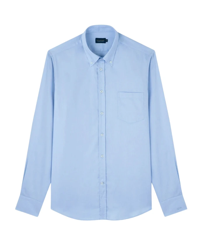 Летняя хлопковая рубашка Оксфорд Paul & Shark, синий
Летняя хлопковая рубашка Оксфорд Paul & Shark, синий