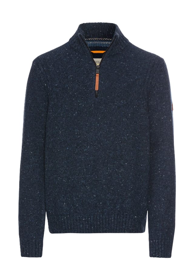 Вязаный свитер с содержанием шерсти Camel Active, синий
Вязаный свитер с содержанием шерсти Camel Active, синий