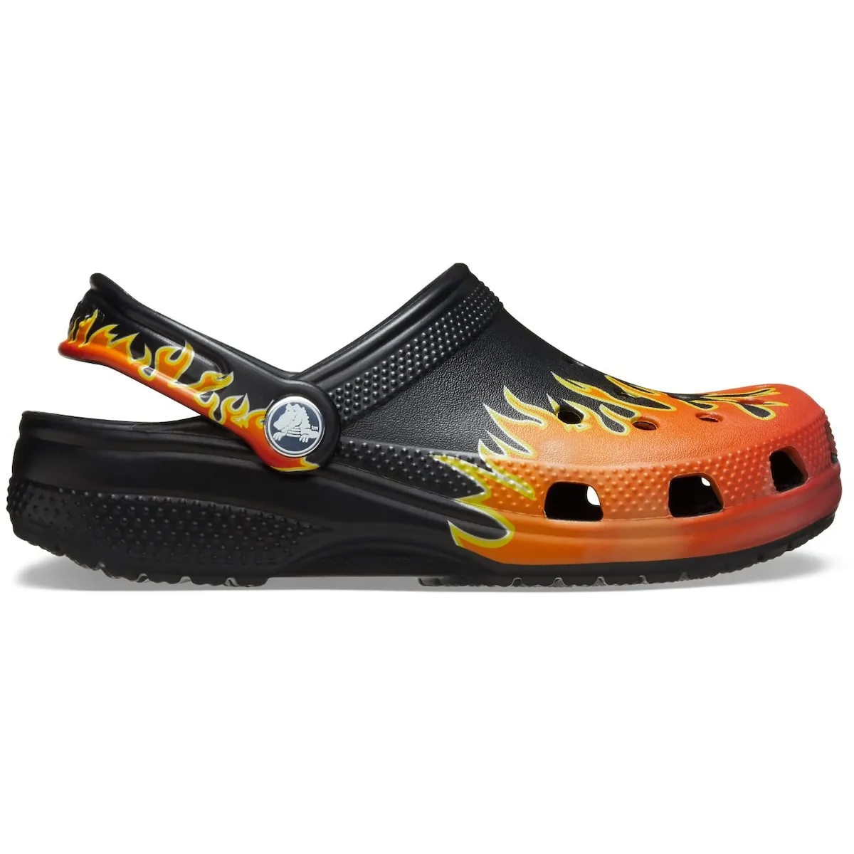 Детские сабо Classic Flames Clog T Crocs, черный/оранжевый
Детские сабо Classic Flames Clog T Crocs, черный/оранжевый