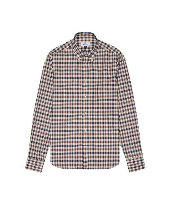 Рубашка в клетку с пуговицами Aquascutum, бежевый
Рубашка в клетку с пуговицами Aquascutum, бежевый