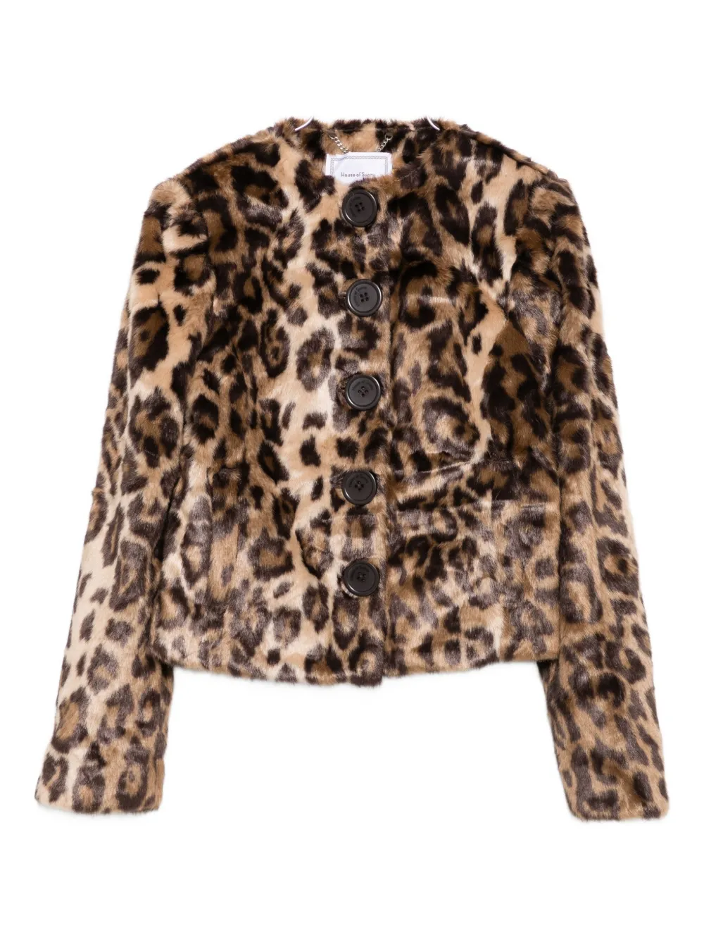 Куртка из искусственного меха с леопардовым принтом House Of Sunny, коричневый
Куртка из искусственного меха с леопардовым принтом House Of Sunny, коричневый