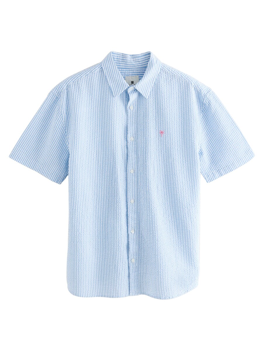 Рубашка на пуговицах классического кроя Next, светло-синий
Рубашка на пуговицах классического кроя Next, светло-синий