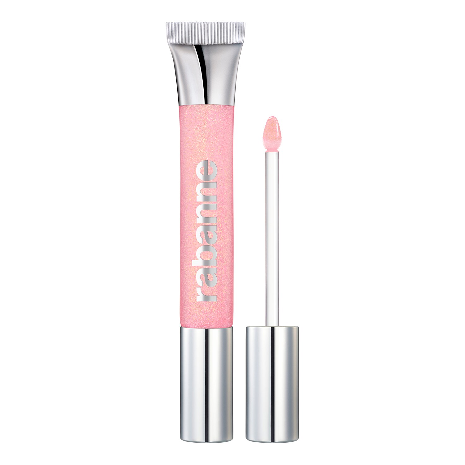 Чрезвычайно блестящий и тонированный блеск для губ Rouge Rabanne Glowies Rabanne Makeup, GLOWIES 001 LOVE LANGUAGE
Чрезвычайно блестящий и тонированный блеск для губ Rouge Rabanne Glowies Rabanne Makeup, GLOWIES 001 LOVE LANGUAGE