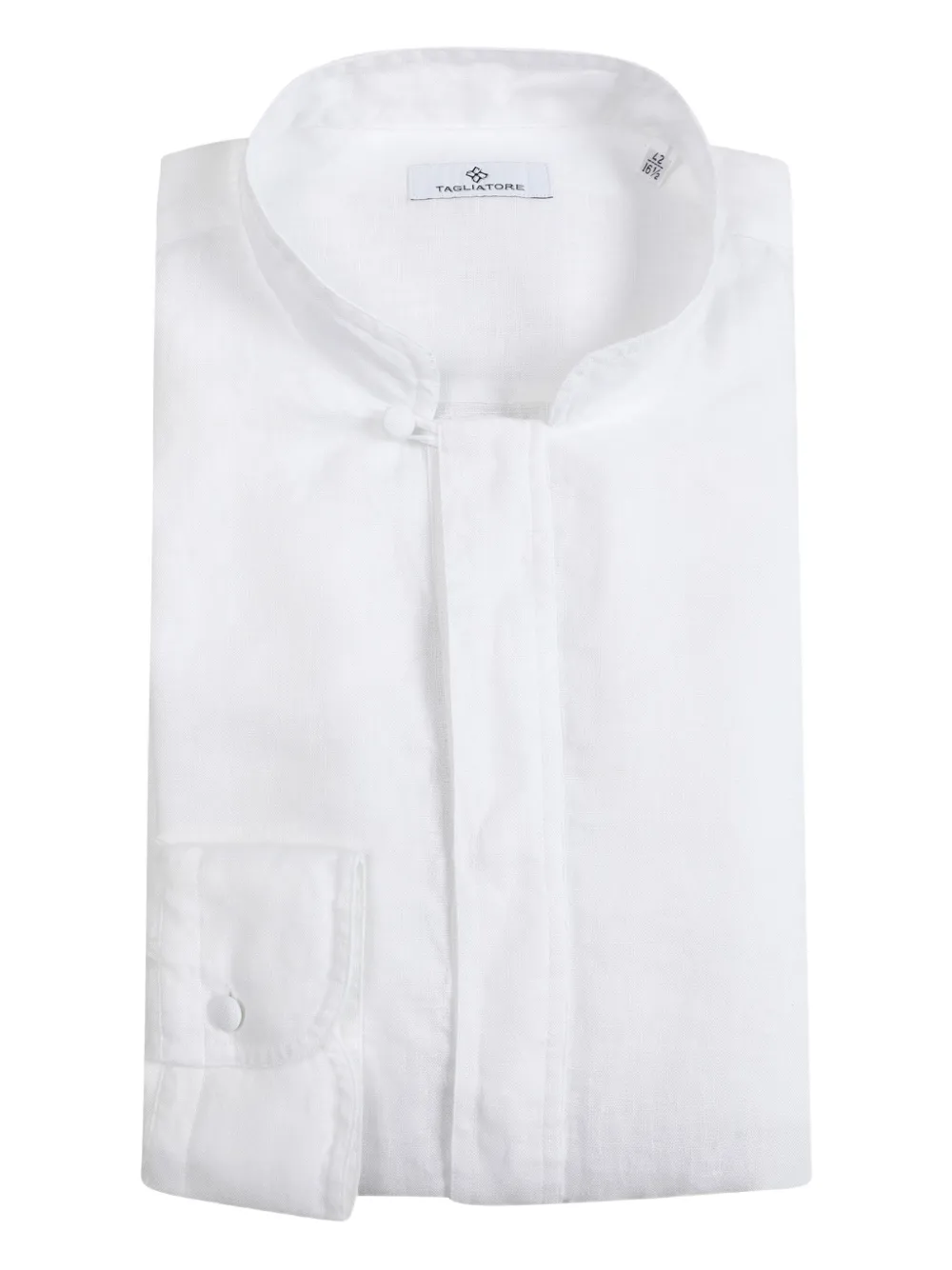 Льняная рубашка с воротником-стойкой TAGLIATORE, белый
Льняная рубашка с воротником-стойкой TAGLIATORE, белый