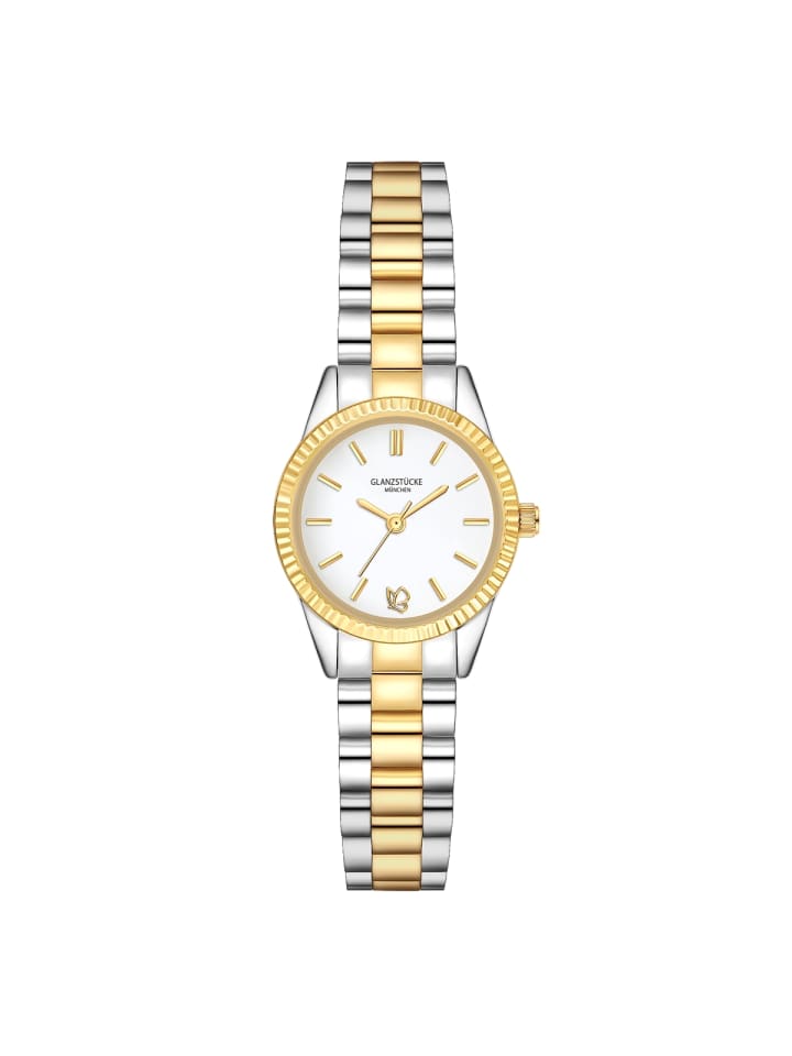 Glanzstücke München Часы из нержавеющей стали в серебристо-желтом золотом исполнении
Glanzstücke München Часы из нержавеющей стали в серебристо-желтом золотом исполнении