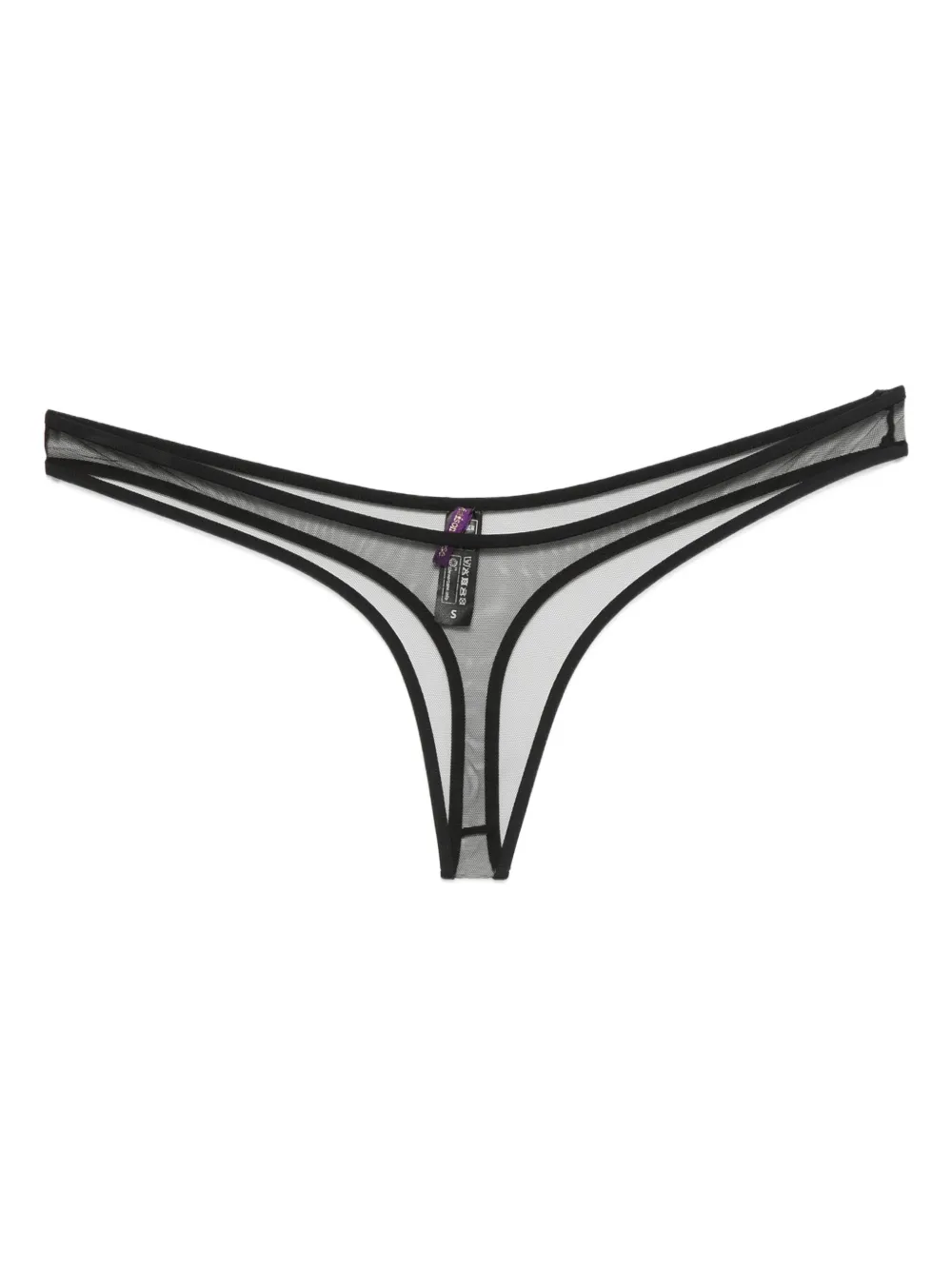 Прозрачные стринги с высоким вырезом Pure Tentation Maison Close, черный
Прозрачные стринги с высоким вырезом Pure Tentation Maison Close, черный