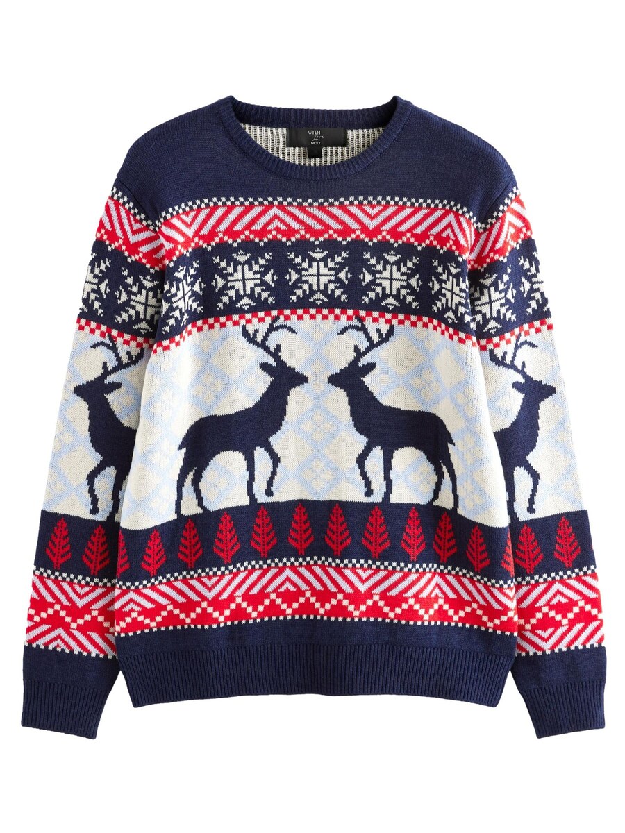 Свитер Next, темно-синий/светло-синий 
Свитер Next, темно-синий/светло-синий