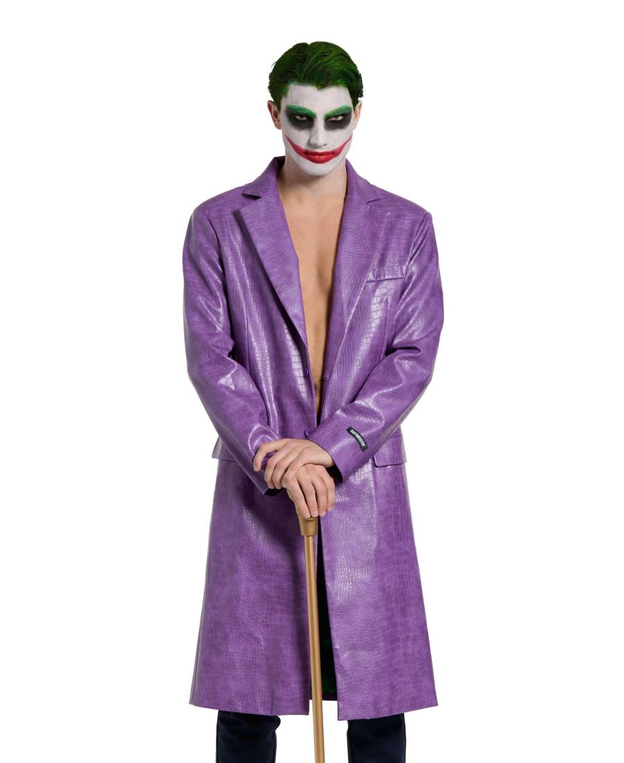Мужское официальное пальто Джокера из комиксов DC - костюм на Хэллоуин Suitmeister, Purple - joker coat
Мужское официальное пальто Джокера из комиксов DC - костюм на Хэллоуин Suitmeister, Purple - joker coat