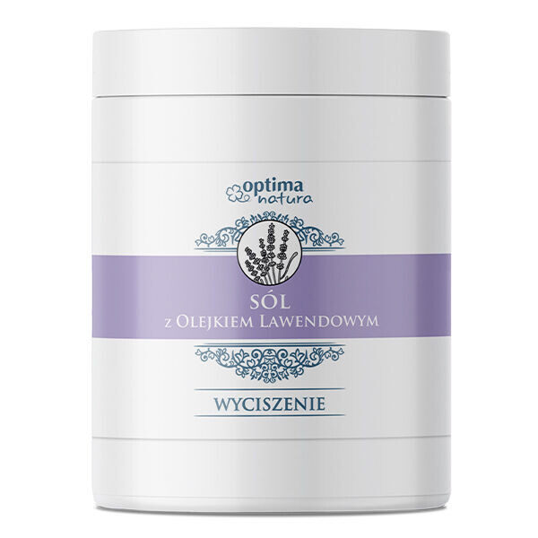 Успокаивающая соль для ванн с маслом лаванды Optima Natura, 1 кг
Успокаивающая соль для ванн с маслом лаванды Optima Natura, 1 кг