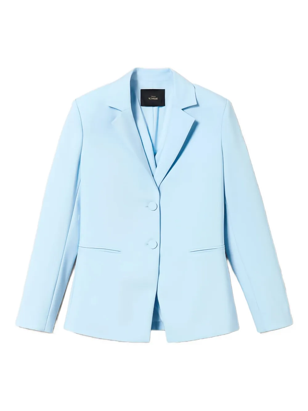 Однобортный блейзер с вырезами TWINSET, синий
Однобортный блейзер с вырезами TWINSET, синий