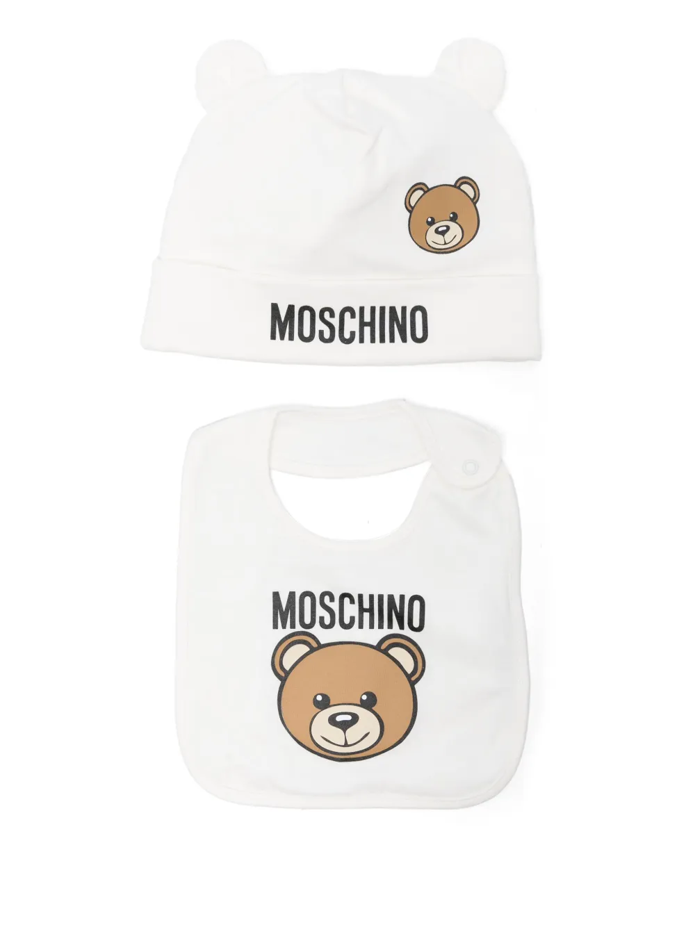 Шапка бини с логотипом Moschino Kids, белый
Шапка бини с логотипом Moschino Kids, белый
