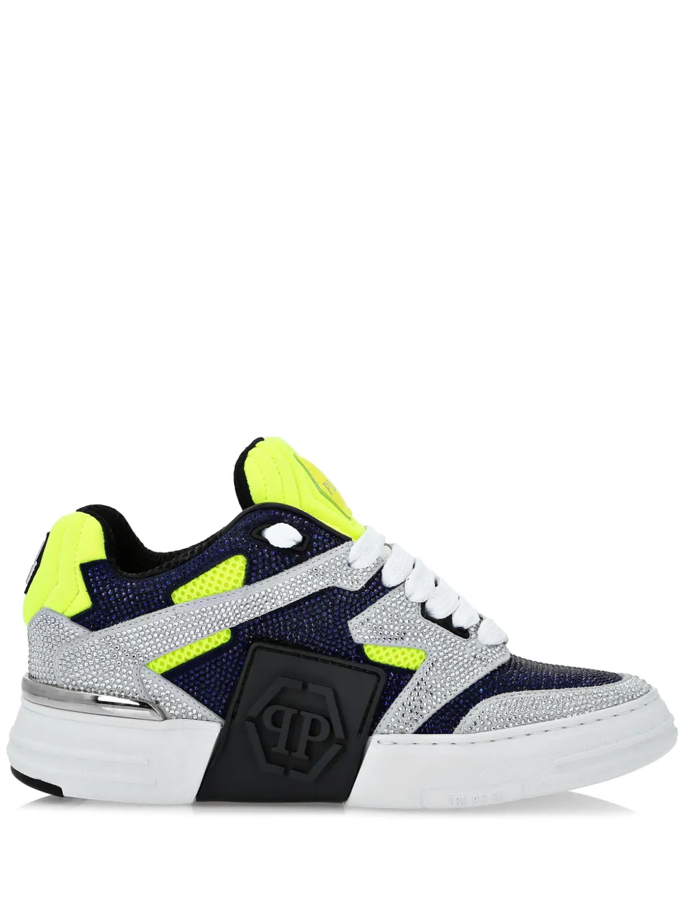 Кроссовки Phantom Kick$ с кристаллами Philipp Plein, синий
Кроссовки Phantom Kick$ с кристаллами Philipp Plein, синий