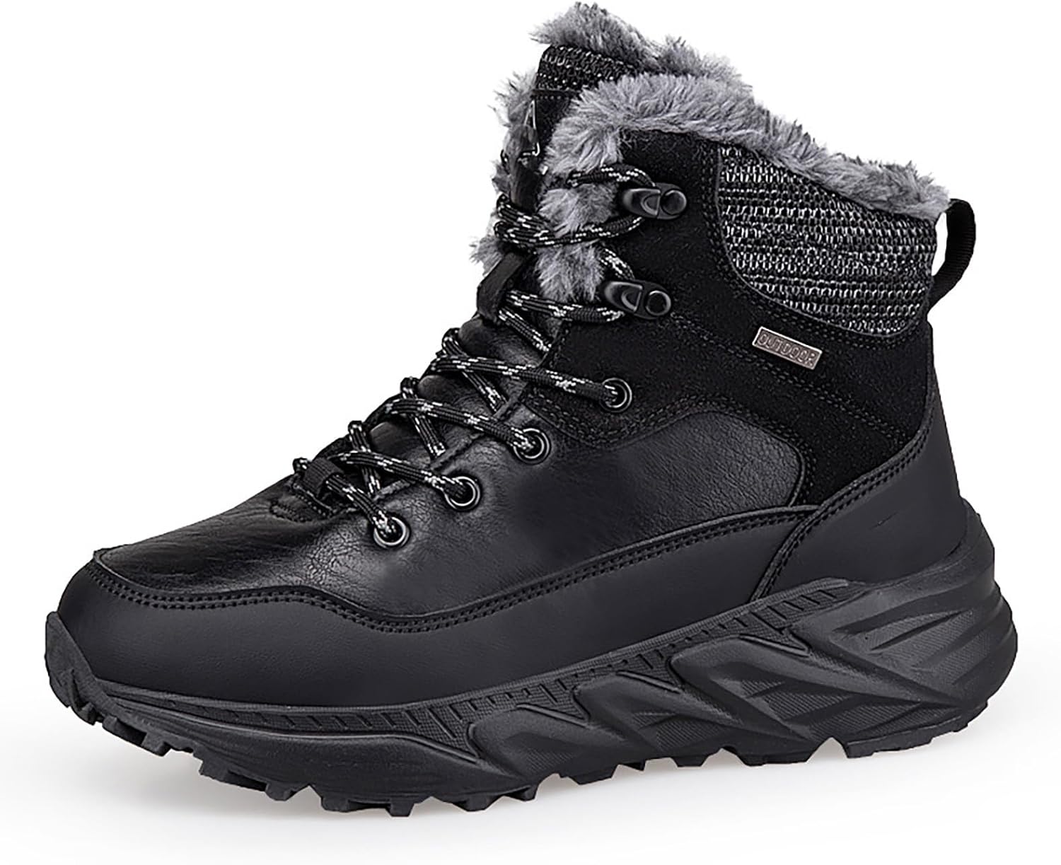 Зимние утепленные ботинки средней высоты для мужчин, для прогулок и походов на открытом воздухе, с поддержкой свода стопы и комфортом Generic, черный
Зимние утепленные ботинки средней высоты для мужчин, для прогулок и походов на открытом воздухе, с поддержкой свода стопы и комфортом Generic, черный